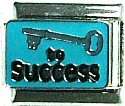 Italian Charms - Fits Nomination - Enamel - KEY TO SUCCESS